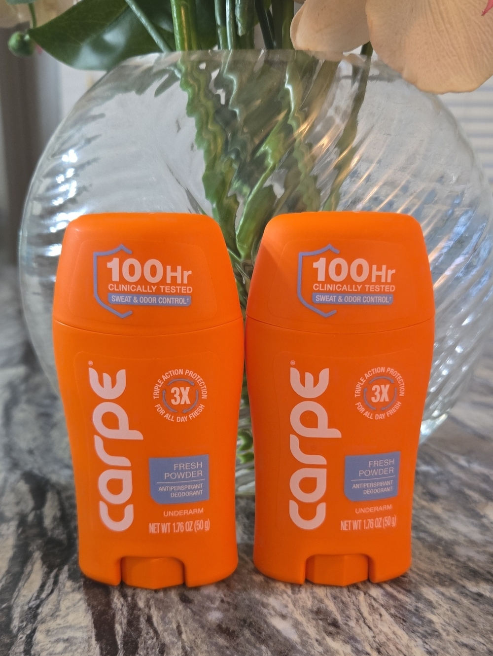Fresh Powder Antiperspirant Deodorant Stick - Orange